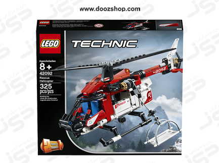 ست لگو سری تکنیک کد 42092  Lego Technic Rescue Helicopter